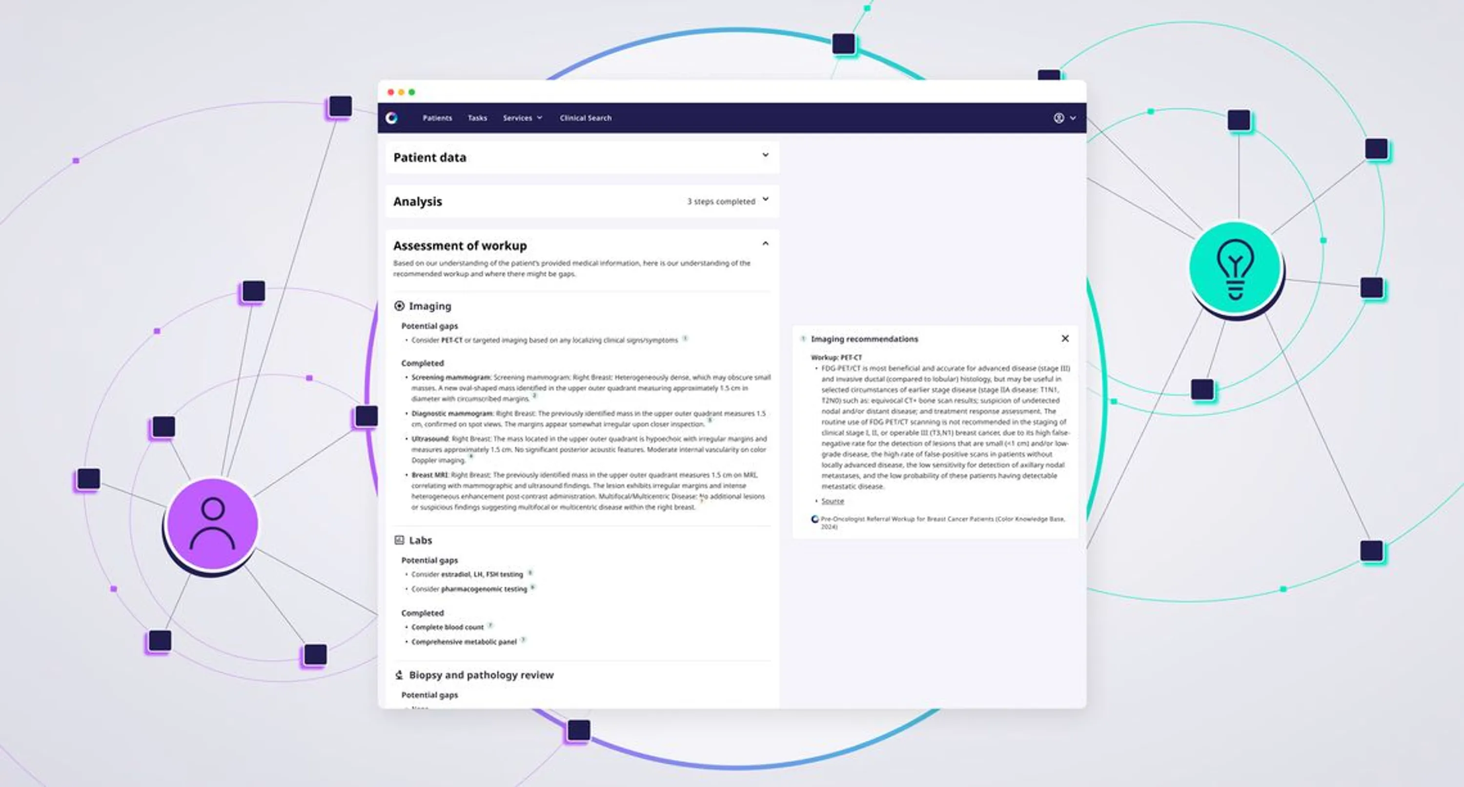Using AI to help healthcare providers in the cancer space